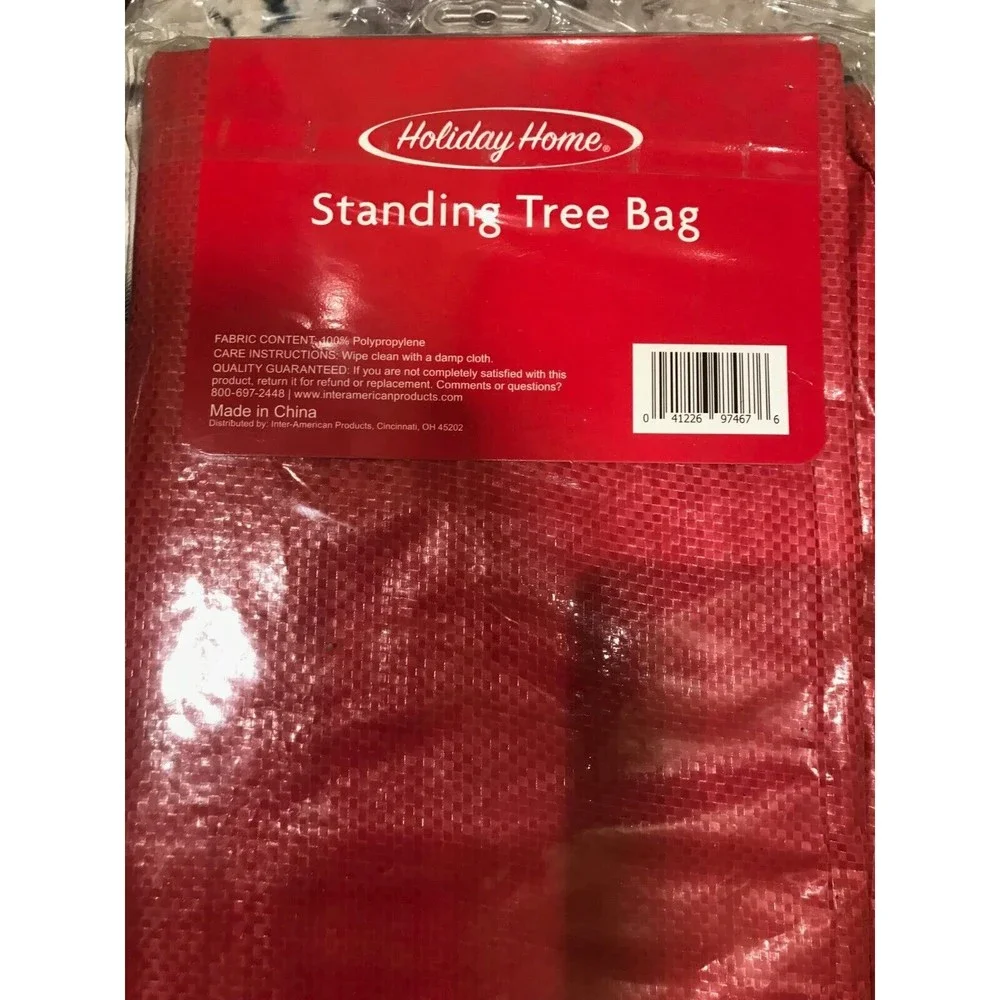 Holiday Home Commercial Heavy Duty Standing Christmas Tree Storage Bag 90L 65Dia